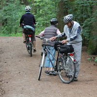 Bild vergrern: Radfahren am Bergsee