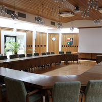Bild vergr&ouml;&szlig;ern: Der Ratssaal im Rathaus der Stadt Damme