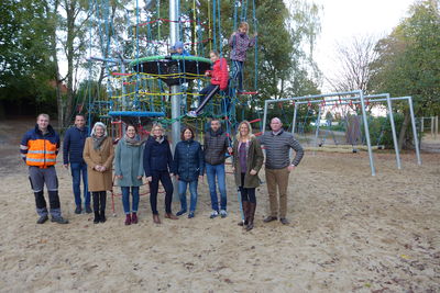 F&ouml;rderverein der Grundschule Damme pr&auml;sentiert neue Spielger&auml;te