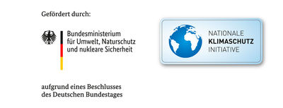 Bild vergrößern: Logo Förderung Umweltministerium und nationale Klimaschutzinitiative