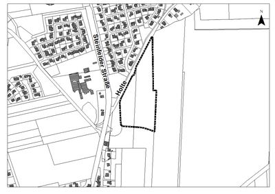 Bild vergr��ern: Geltungsbereich zum Bebauungsplan Holter Kapelle
