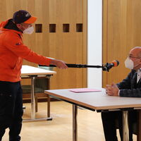 Bild vergr��ern: Das Interview: Schorse fragt zu den Besonderheiten der Stadt Damme