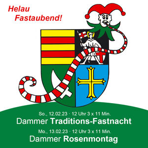 Bild vergrößern: Dammer Traditions-Fastnacht und Rosenmontagsumzug