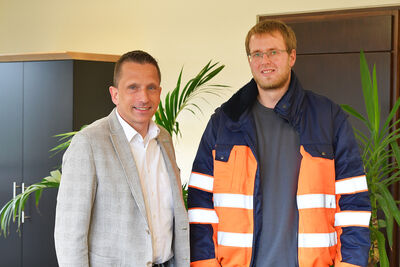 Patrick Borcherding neuer Mitarbeiter beim Bauhof