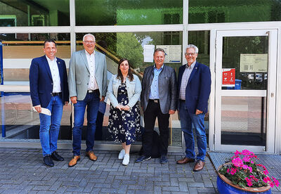 Südkreis-Bürgermeister besuchen die Außenstelle des Jobcenters in Damme
