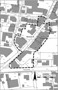 Bild vergr��ern: Geltungsbereich zum Bebauungsplan Nr. 155/6 �Gro�e Stra�e / Parkplatz Altes Amtsgericht�