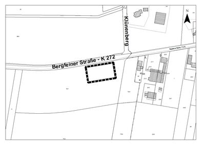 Bild vergr��ern: Geltungsbereich zur 2. �nderung des Bebauungsplanes Nr. 188 �Auf dem Kirchesch�