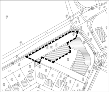 Bild vergr��ern: Geltungsbereich zur 4. �nderung des Bebauungsplanes Nr. 103 �Damme-West II�