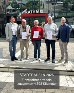 Stadtradeln 2026 - Einzelfahrer erradeln zusammen 4.592 Kilometer