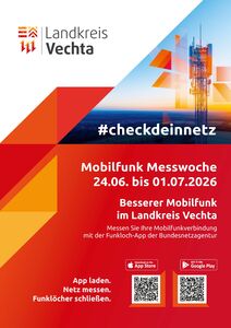 Die Mobilfunk Messwoche ist gestartet. Der Landkreis Vechta misst mit!