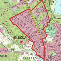 Bild vergr&ouml;&szlig;ern: Geltungsbereich zur Satzung der Stadt Damme &uuml;ber die f&ouml;rmliche Festlegung des Sanierungsgebietes 