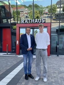 Christoph Pille startet Berufsausbildung