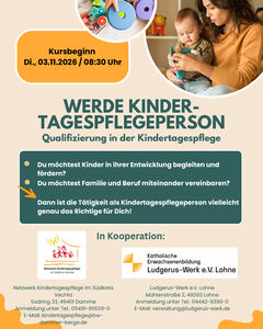 Neuer Qualifizierungskurs Kindertagespflege