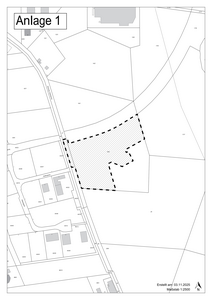 Bild vergr��ern: Geltungsbereich zur 1. �nderung des Bebauungsplanes Nr. 195 �Gewerbegebiet Fangwiesen�